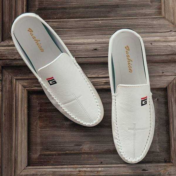 Jauna modeļa pavasara vīriešu mākslīgās ādas mokasīni