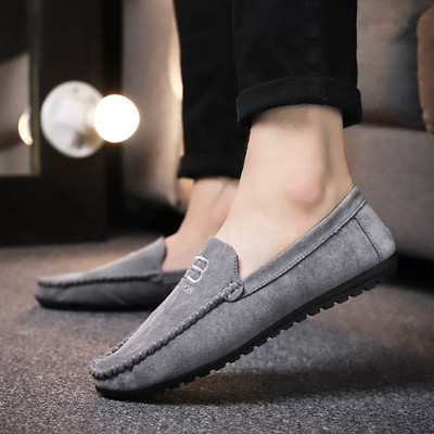 Jauns vīriešu zamšādas mokasīnu modelis vairākās krāsās