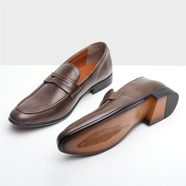 Ādas vīriešu mokasīni klasiskā modelī ar ērtu zoli