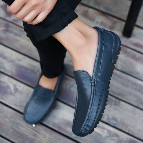 Καθημερινά ανδρικά μοκασίνια από δέρμα faux σε τρία χρώματα