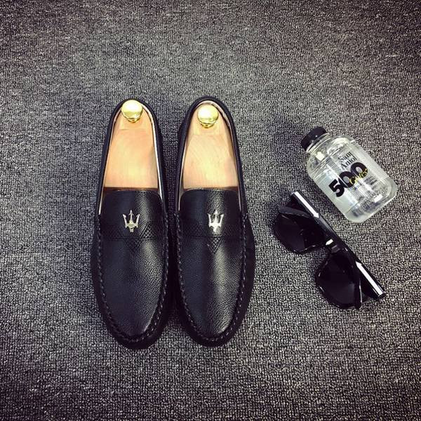 Casual ανδρικά έκο δερμάτινα μοκασίνια με μεταλλικό στοιχείο