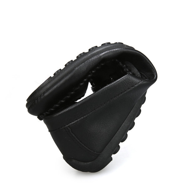 Casual ανδρικά έκο δερμάτινα μοκασίνια με μεταλλικό στοιχείο