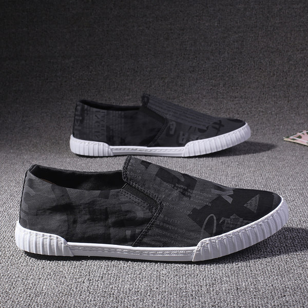 Krāsaini tekstila mokasīni ar uzrakstiem