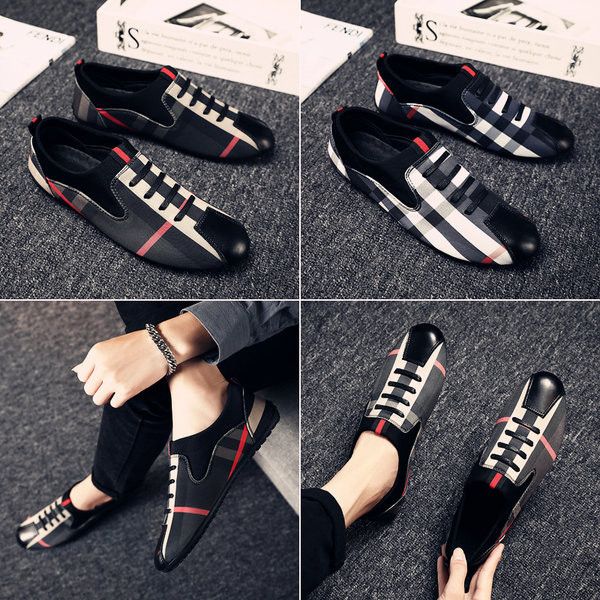 Mūsdienīgi vīriešu mokasīni ar rakstu un mežģīnēm