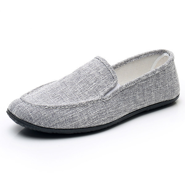Paprasti mokasinai iš tekstilės vyrams