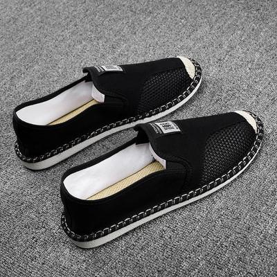 Vīriešu vasaras espadrilas ar sieta audumu