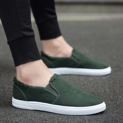 Ανδρικά casual μοκασίνια με επίπεδη σόλα, απλό μοντέλο