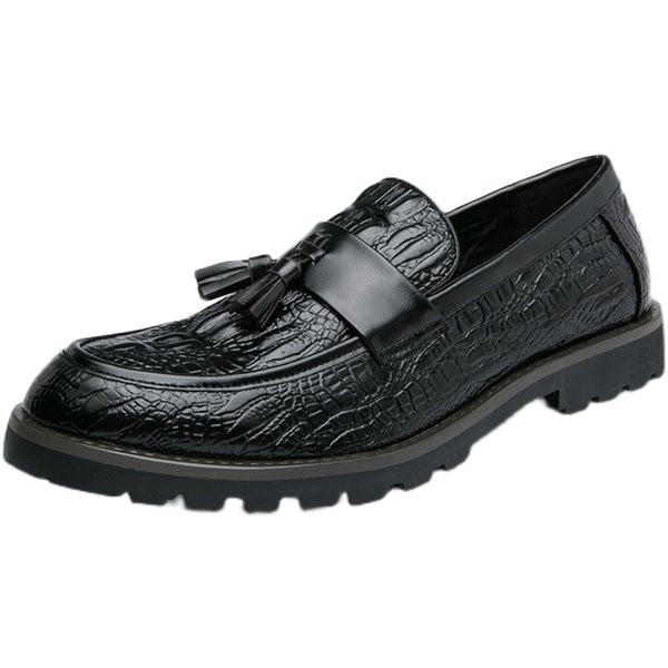 Νέο μοντέλο ανδρικά έκο δερμάτινα μοκασίνια με φούντα - διάφορα χρώματα