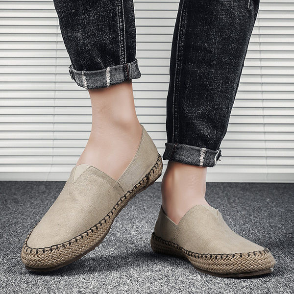 Vasaras auduma espadrilas vīriešiem