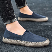 Modernas vasaras espadrilas no auduma