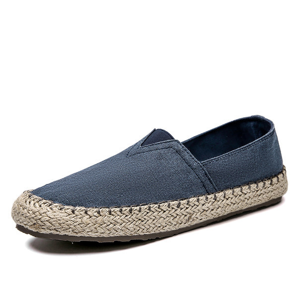 Modernas vasaras espadrilas no auduma