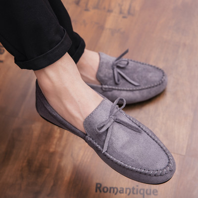 Ikdienas vīriešu mokasīni no eko zamšādas