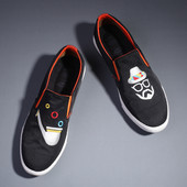 Ikdienas mokasīni ar izšuvumu un plakanu zoli