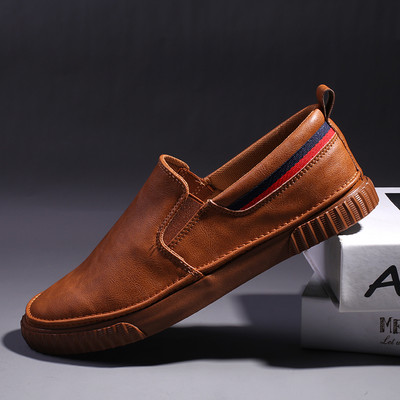 Vīriešu mokasīni no eko ādas četrās krāsās