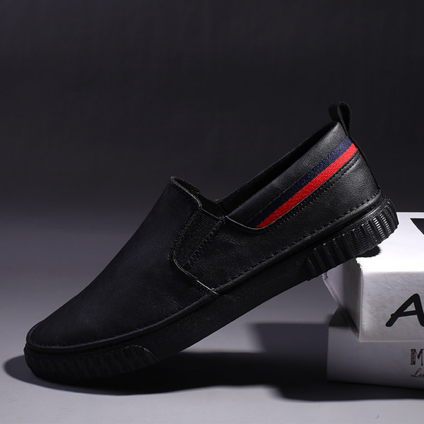 Vīriešu mokasīni no eko ādas četrās krāsās