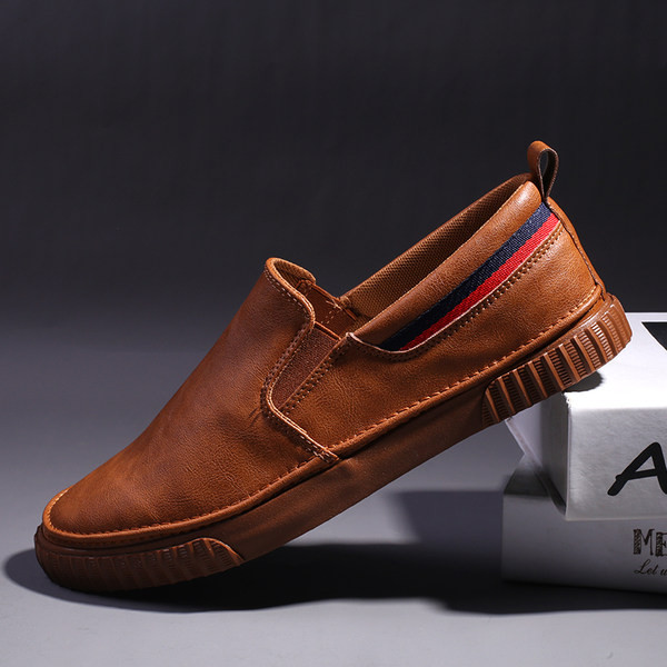 Vīriešu mokasīni no eko ādas četrās krāsās