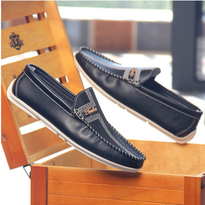 Ανδρικά casual μοκασίνια με επίπεδη σόλα - δύο μοντέλα