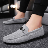 Elegants vīriešu mokasīnu vienkāršs modelis ar sprādzi