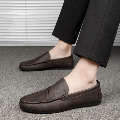 Jauns ādas mokasīnu modelis ar plakanu zoli - vairāki modeļi