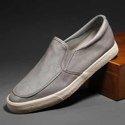 Ikdienas noapaļoti vīriešu mokasīni no eko ādas