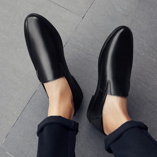 Καθημερινές έκο  δερμάτινες μοκασίνια  για άντρες