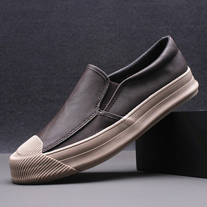 Vīriešu mokasīni no eko ādas ar augstām zolēm