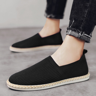 Vasaras espadrilas no auduma vienkārša modeļa
