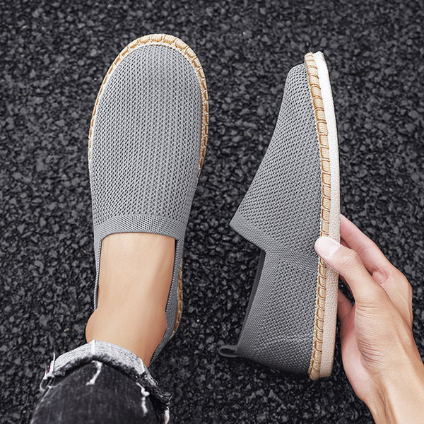 Vasaras espadrilas no auduma vienkārša modeļa