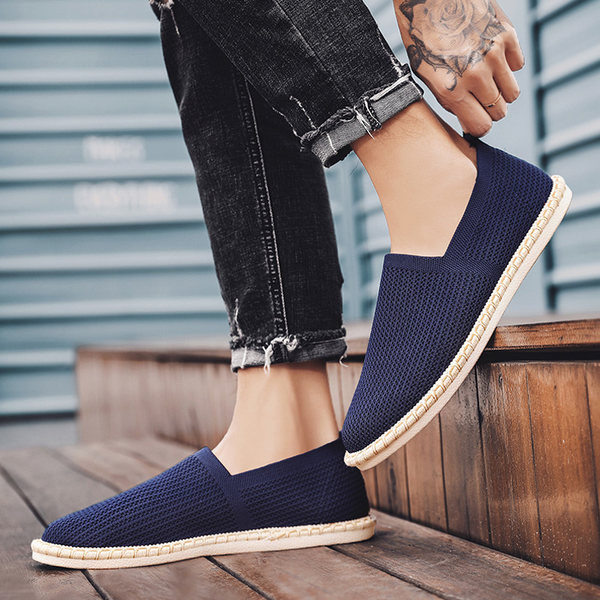 Vasaras espadrilas no auduma vienkārša modeļa