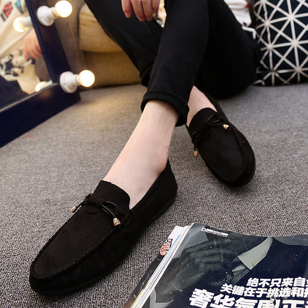 Ikdienas vīriešu mokasīni no eko zamšādas - divi modeļi