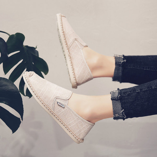 Jauns vasaras tekstila espadriļu modelis