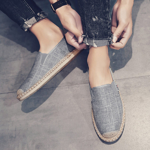 Jauns vasaras tekstila espadriļu modelis