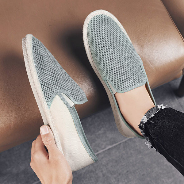 Vasaras espadrilas no sieta auduma