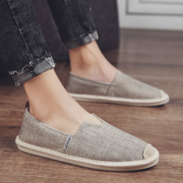 Изчистен модел летни еспадрили за мъже