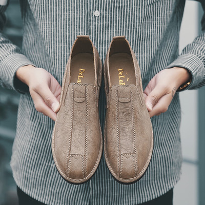 Ikdienas mokasīni no mākslīgās ādas - tīrs modelis