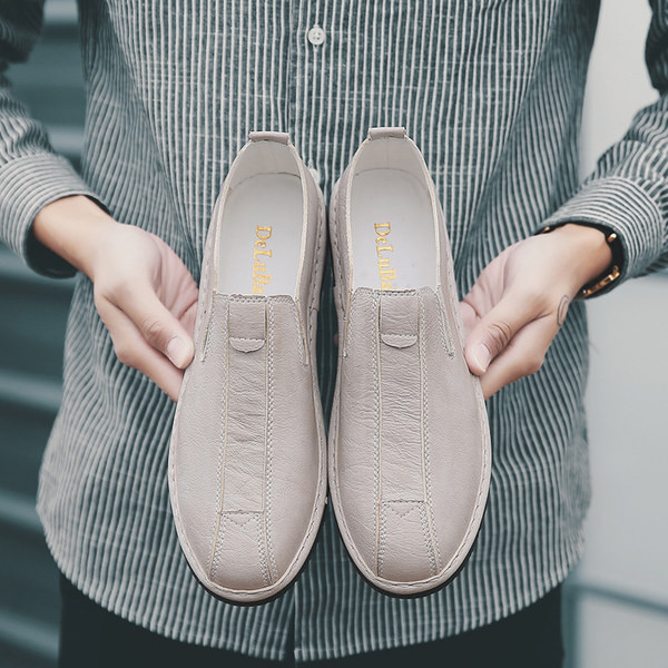 Ikdienas mokasīni no mākslīgās ādas - tīrs modelis