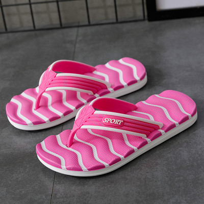 Pludmalei piemērotas sieviešu neslīdošās čības starp pirkstiem