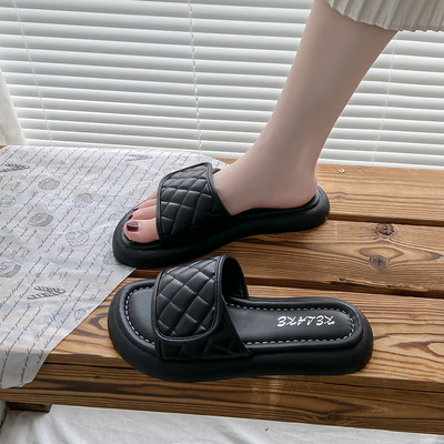 Ikdienas sieviešu čības ar plakanu zoli - trīs krāsās