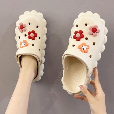 Ikdienas čības ar 3D ziediem