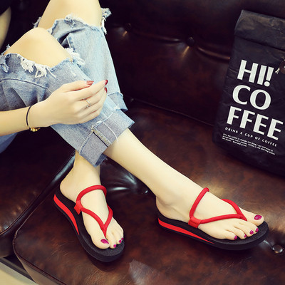 Ikdienas sieviešu flip flops ar ērtu zoli