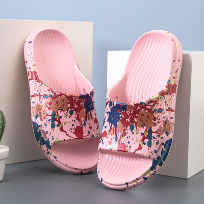 Ikdienas pludmales čības ar aplikācijām sievietēm