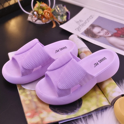 Ženske papuče sa debelim potplatom i perlama - dva modela