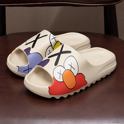 Gumijas čības ar krāsainu apdruku - unisex modelis