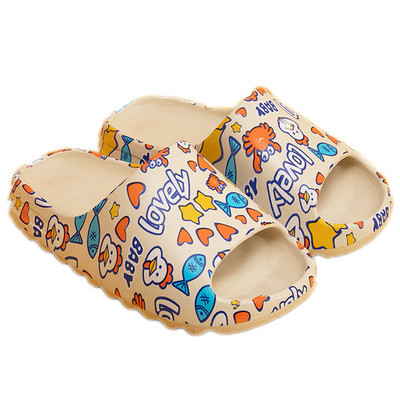 Gumijas čības ar krāsainu apdruku - unisex modelis