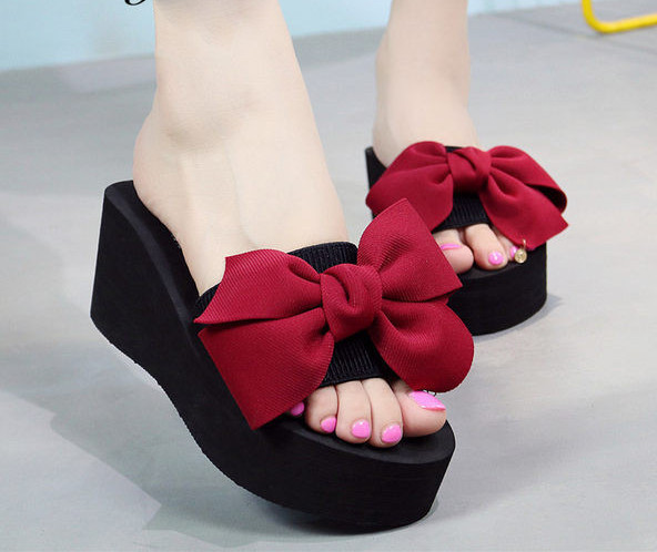 Jauns vasaras sieviešu čību modelis ar lentīti vairākās krāsās