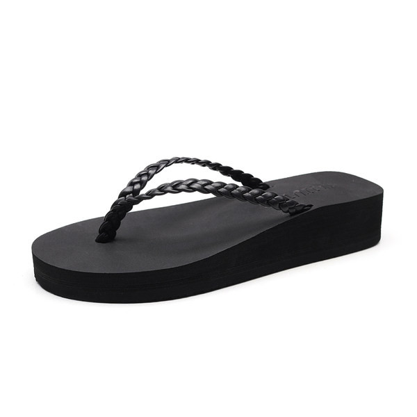 Vienkārša modeļa sieviešu ikdienas čības - piemērotas pludmalei