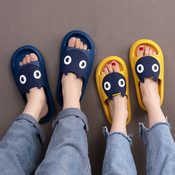 Vasaras gumijas čības ar aplikāciju - unisex modelis