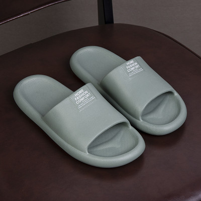 Gumijas vasaras čības ar uzrakstiem - unisex modelis