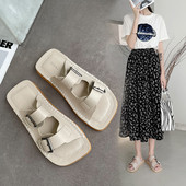 Sieviešu čības ar sprādzi parasts modelis