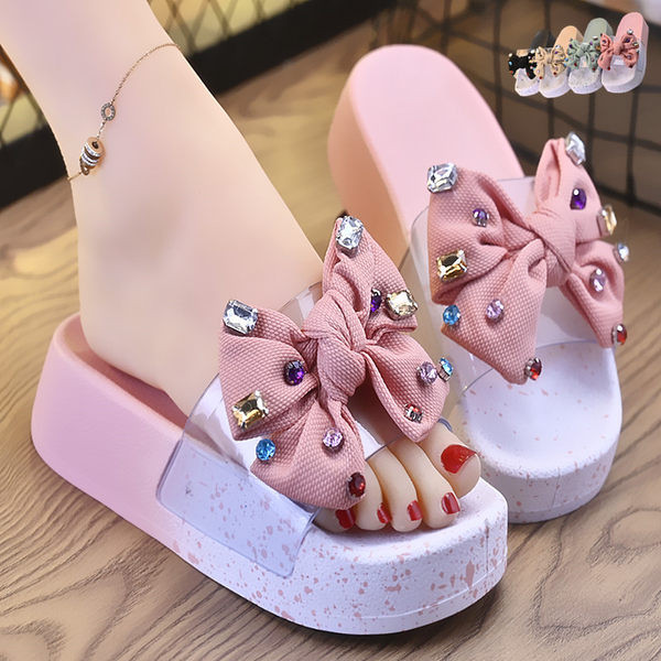 Jauns sieviešu čību modelis ar lentīti un akmentiņiem